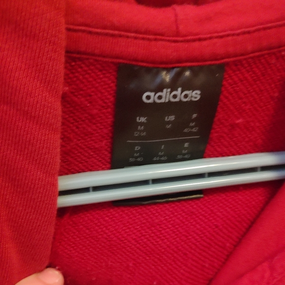 Red adidas pullover - Picture 2 of 2